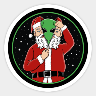 Christmas alien Sticker